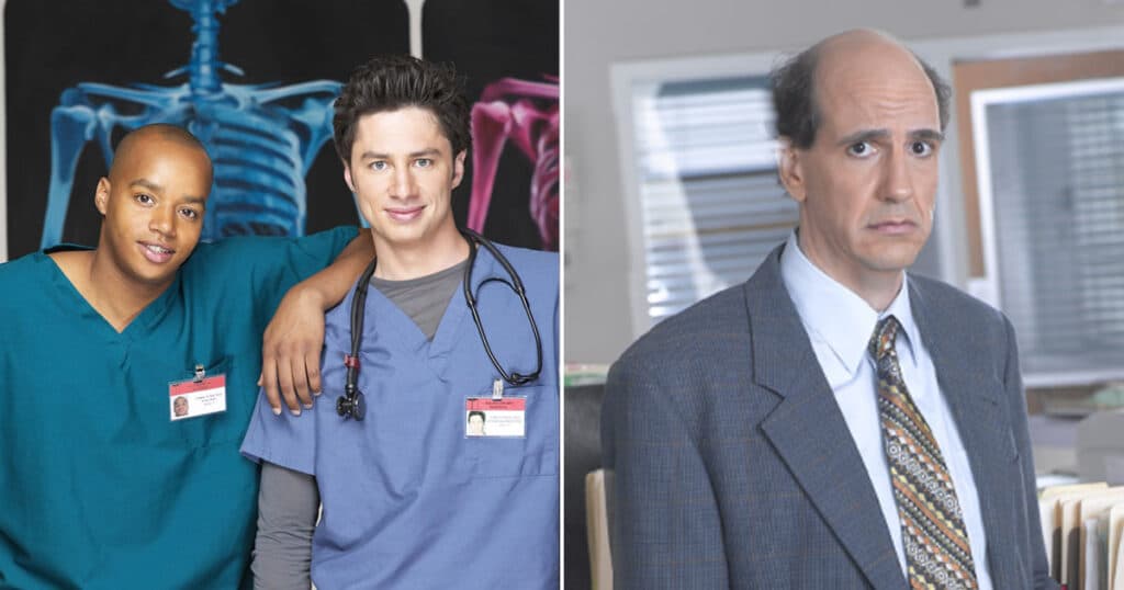 zach braff ehrt sam lloyd in der neuauflage von scrubs und würdigt das vermächtnis des schauspielers.