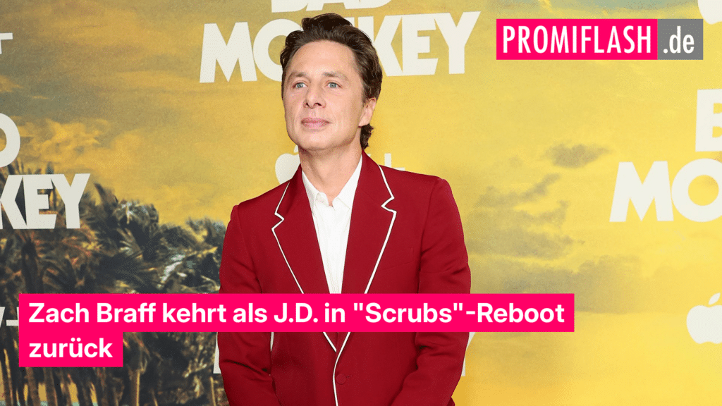 zach braff bestätigt die rückkehr zweier beliebter ‚scrubs‘-figuren und sorgt für begeisterung bei den fans der kultserie.